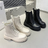 Amozae-Back To School Gifts British Style Martin Boots