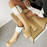 Amozae-Back To School Gifts Lamb Hair Lining Boots