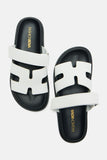 Amozae-Agnes Flat Sandals - White