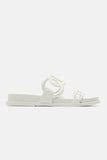 Amozae-About To Follow Casual Slides - White