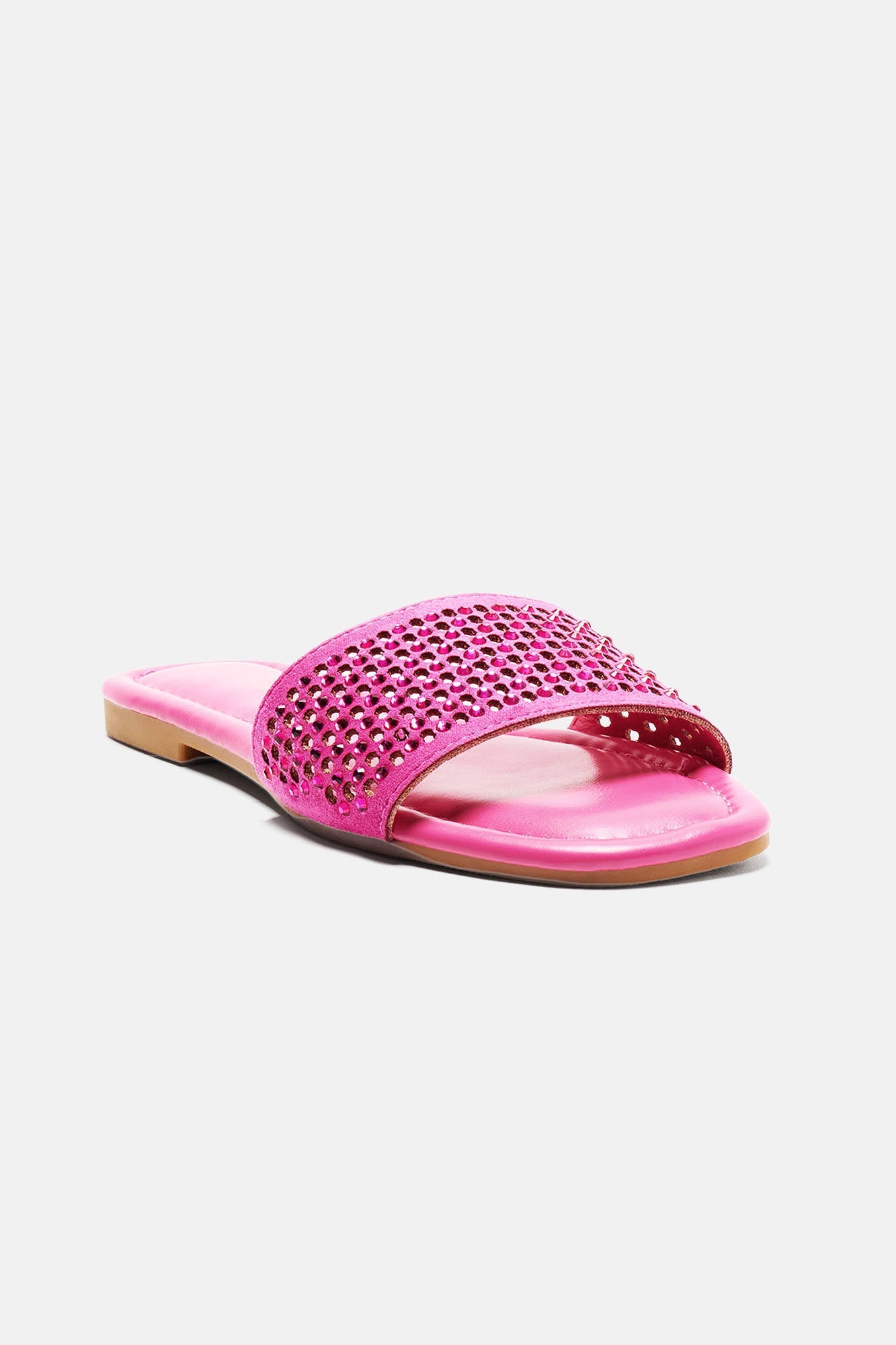 Amozae-Always Talking Flat Sandals - Pink