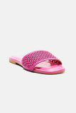 Amozae-Always Talking Flat Sandals - Pink