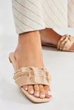 Amozae-Absolutely Need Flat Sandals - Beige