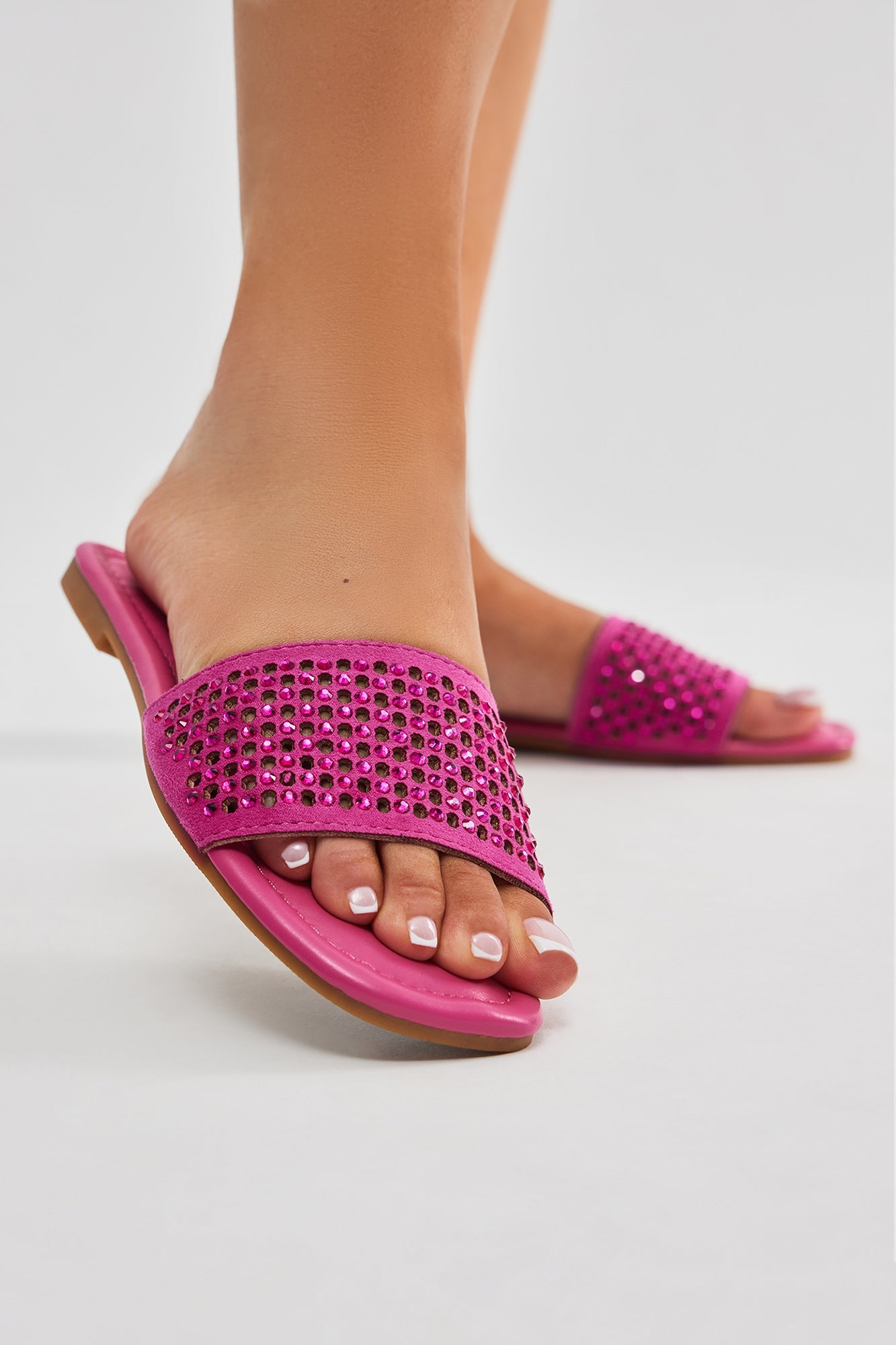 Amozae-Always Talking Flat Sandals - Pink