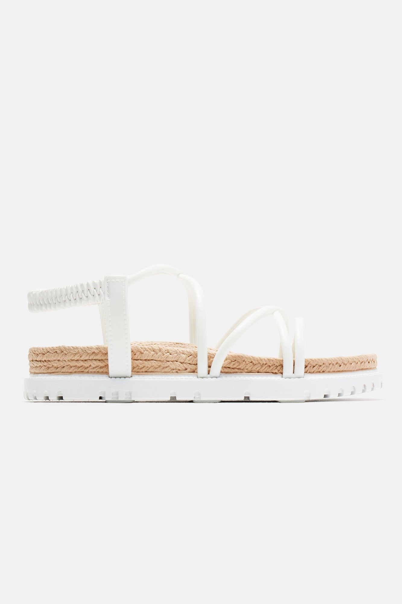 Amozae-Alaia Flat Sandals - White