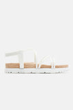 Amozae-Alaia Flat Sandals - White