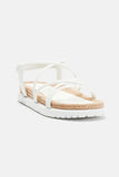 Amozae-Alaia Flat Sandals - White