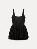 Amozae-nye outfits back to school dress  Ruched Corset Dress