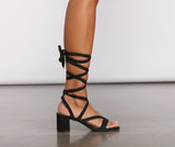 Amozae-Less Is More Strappy Low Heels