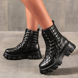 Amozae-Back To School Gifts Autumn And Winter Leather Boots