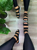 Amozae-Round Toe Flat Heel Sandals