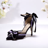 Amozae-kawaii shoes shoes woman 2025 trend Elegant woman heeled shoes lolita heels purple y2k shoes for women Party dresses woman designer shoe prom shoes