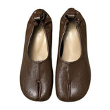 Amozae-back to school outfits Casual Friday Split Toe Tabi Flats