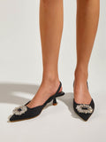 Amozae-Rhinestone Wedding Pointed Toe Sandals