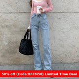 winter outfits men Skinny Jeans Women's Autumn 2024 High Waist Slimming High Straight Slim Fit Small Flared Pants Fashion