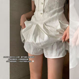 Amozae-2025 Summer Short Dresses Vintage Women Clothes 90s High waist Sexy Harajuku White Party Dress 90s Sweet Girl Gothic Mini Dress