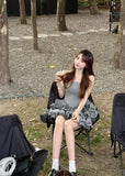 Amozae-nye outfits back to school dress  Strapless Double Breasted Ruffle Tiered Mini Dress