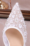 Amozae-Mesh Floral High Heels