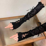 Amozae-Goth Summer Sexy Dress Women Clothes Punk Streetwear Lace Sling Black Dark Slim short Dresses Hot Girl High Waist Y2k Mini Dress