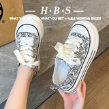 Amozae-Casual Woman Shoe Espadrilles Platform Tennis Female All-Match Creepers Flats Breathable Clogs Summer New Dress Fabric Floral Sp