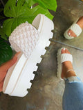 Amozae-Braided Platform Sandals