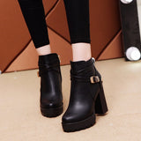 Amozae-Back To School Gifts Chunky Heel Martin Thermal Knight Boots