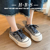 Amozae-Casual Woman Shoe Espadrilles Platform Tennis Female All-Match Creepers Flats Breathable Clogs Summer New Dress Fabric Floral Sp