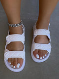 Amozae-PU Double Velcro Sandals