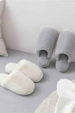 Amozae-Solid Color House Plush Slippers