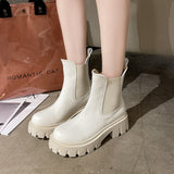 Amozae-Back To School Gifts British Style Mid Tube Boots