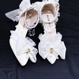Amozae-kawaii shoes lolita high heel for women beige wedding shoes woman shoes size 34 mary jane flats Bride shoes 2025 shoes designer luxury shoes prom shoes