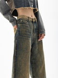 Amozae-Boyfriend jeans with a classic vintage wash- Streetwear y2k outfits Fall Outfits Christmas Thanksgiving Gift New Year's Eve