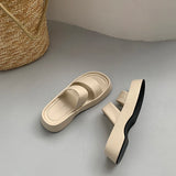 Amozae-2024 New Gladiator Summer Sandalias Fashion Platform Flats Elegant Open Toe Slippers Comfort Beach Slides-Platform boots