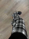 Amozae-Harajuku Plaid Y2k Pants Women Clothing Winter Wide Leg Pants Korean Fashion Casual Goth Girl Clothes Pantalones Femme Trousers