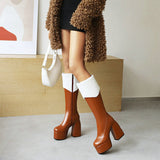 Amozae-Back To School Gifts Lamb Hair Lining Boots