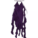 Amozae-dress to impress party dress nye outfits Chic Purple Summer Dress   YM1392