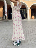 Amozae-nye outfits back to school dress  Nellie Midi Dress Yellow Floral