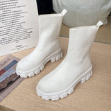 Amozae-Back To School Gifts Mid-tube Boots