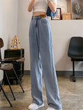 Amozae-Basic baggy air jeans with a high waist- Streetwear y2k outfits Fall Outfits Christmas Thanksgiving Gift New Year's Eve