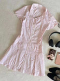 Amozae-2025 Summer Short Dresses Vintage Women Clothes 90s High waist Sexy Harajuku White Party Dress 90s Sweet Girl Gothic Mini Dress