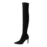 Amozae-Night Club Party Women Over The Knee High Boots Autumn Winter Thin Heel Ladies Sexy Slim Long Botas De Mujer-Platform boots