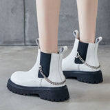 Amozae-Back To School Gifts British Style Short Boots