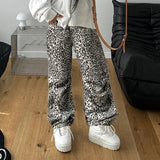 Amozae-Y2k Pants Leopard Women Clothing Harajuku High waist Joggings Femme Pantalones Trousers Street Loose Emo Punk Aesthetic Pants