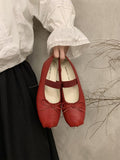 Amozae-Ballerinas Woman 2025 Bow-Knot Female Shoes Elegant Ballet Butterfly Dress New Grandma Summer Flat Butterfly-knot Spring