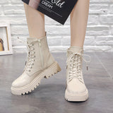 Amozae-Back To School Gifts British Style Martin Boots