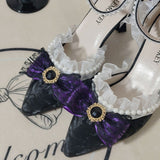 Amozae-kawaii shoes heels woman 2025 trend elegant lady shoes purple heels y2k Black heel high quality fashion shoes lolita goth heels for women prom shoes