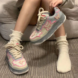 Amozae-Back To School Gifts Aesthetic Butterfly Bat Patchwork Sneakers