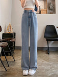 Amozae-Basic baggy air jeans with a high waist- Streetwear y2k outfits Fall Outfits Christmas Thanksgiving Gift New Year's Eve