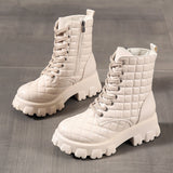 Amozae-Back To School Gifts Autumn And Winter Leather Boots