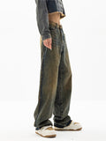 Amozae-Boyfriend jeans with a classic vintage wash- Streetwear y2k outfits Fall Outfits Christmas Thanksgiving Gift New Year's Eve